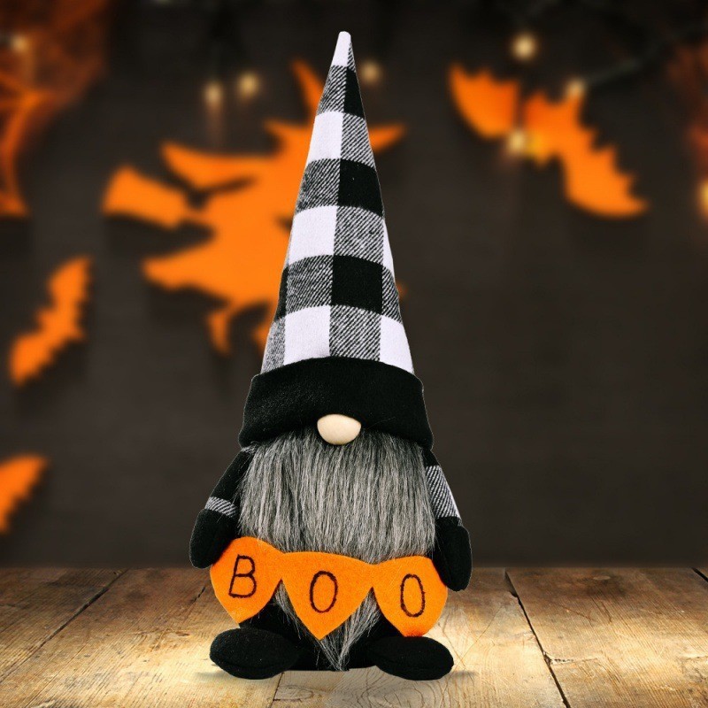 国境を越えて起爆したハロウィーン装飾プレゼントは顔のない人形ルドルフが立っている人形の鬼節装飾人形を飾る|undefined