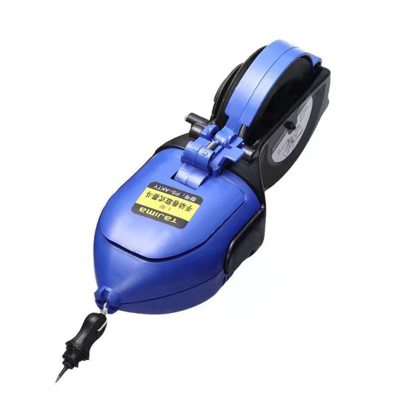 大号手卷墨斗 工地放线木工专用墨斗划线工具 建筑装潢手摇画线器