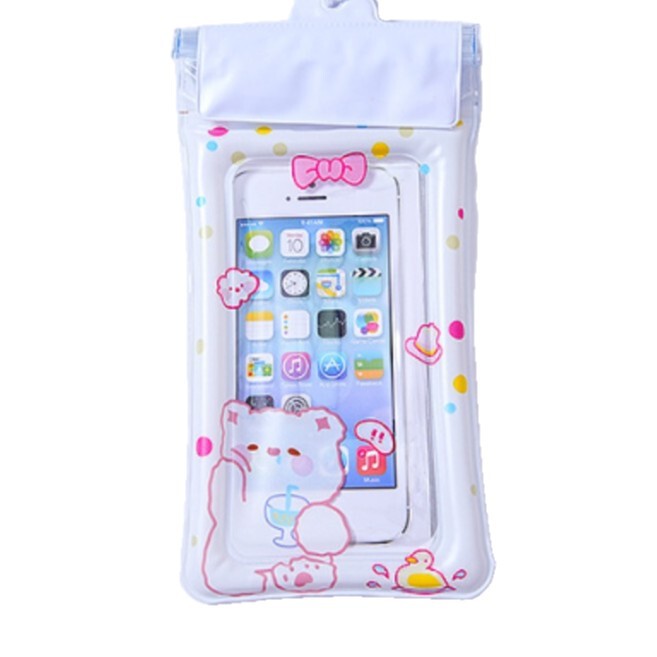 特別オファー 70% off 携帯電話防水バッグタッチスクリーンウォーターパーク必需品 PVC 高透明携帯電話防水バッグ|undefined