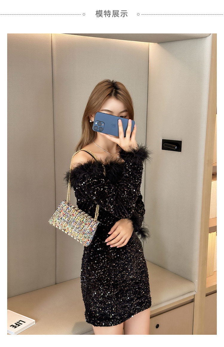 New foreign trade European and American retro underarm bag, casual and fashionable rhinestone small bag, niche single-shoulder bag, crossbody dinner bag Specification drawing