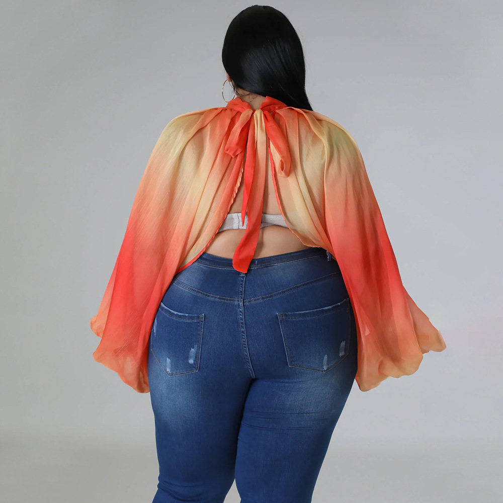 252g Weight Long Sleeve Sleeve Length Regular Sleeve Sleeve Type Spandex, Polyester, Chiffon Fabric Type Long Top Length Blouse Tops Type Daily, Street Occasion Round Neck Neckline Regular Fit Fit Type Color Block Pattern Spring&Summer Season Streetwear Style Blouse Long Sleeve Plus Size Tops Streetwear Color Block 41