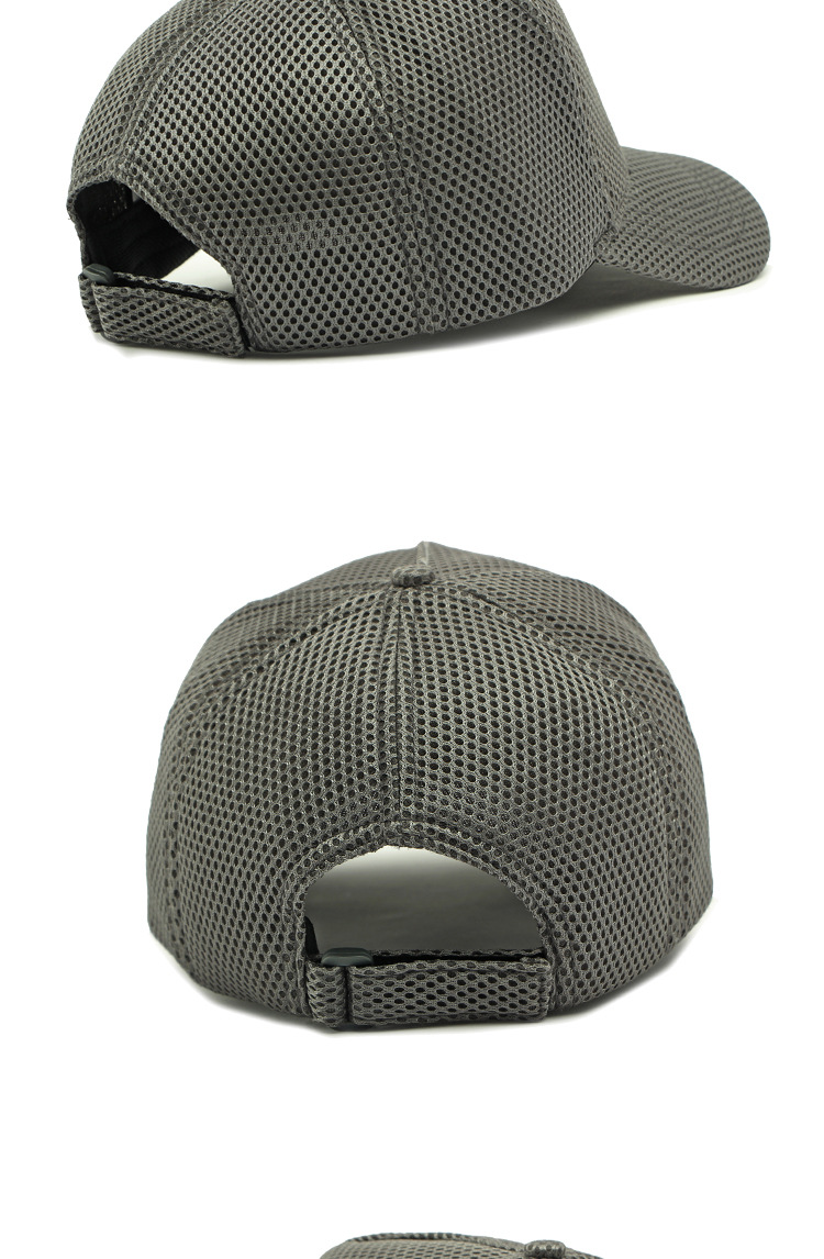 Herren Trucker Caps mit großer Krone, atmungsaktiv, Vollnetz, Snapback, Baseballkappen, Sonnenschutz, Outdoor, Übergröße 56-64cm – Detail 15