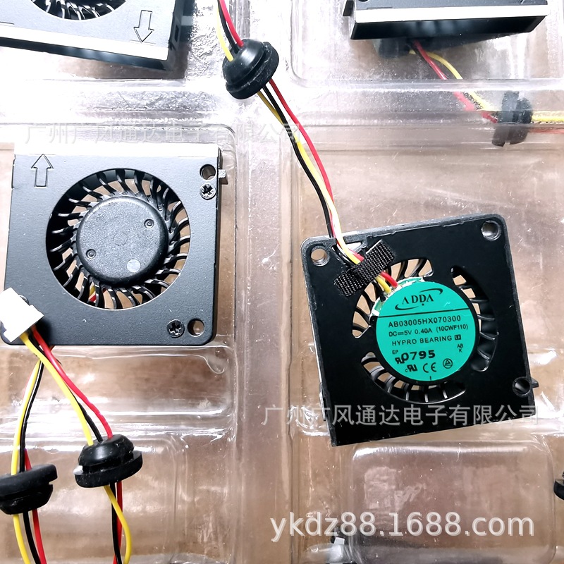 AB03005HX070300 ADDA  3007 5V   3CM 超薄静音显卡无人机风扇