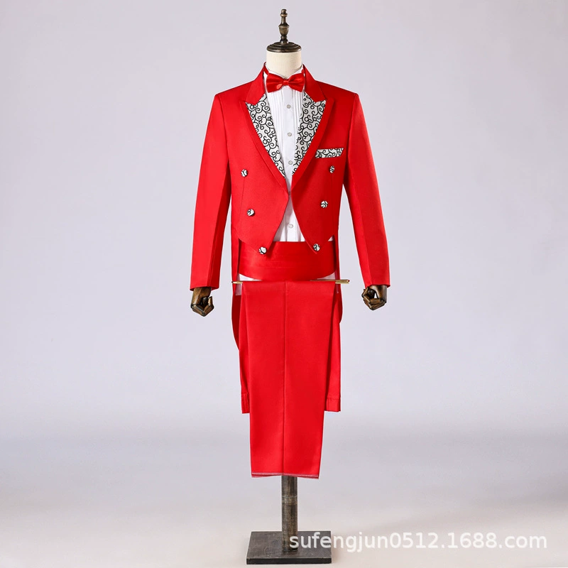 Платье, мужской костюм, комплект, Slim Fit