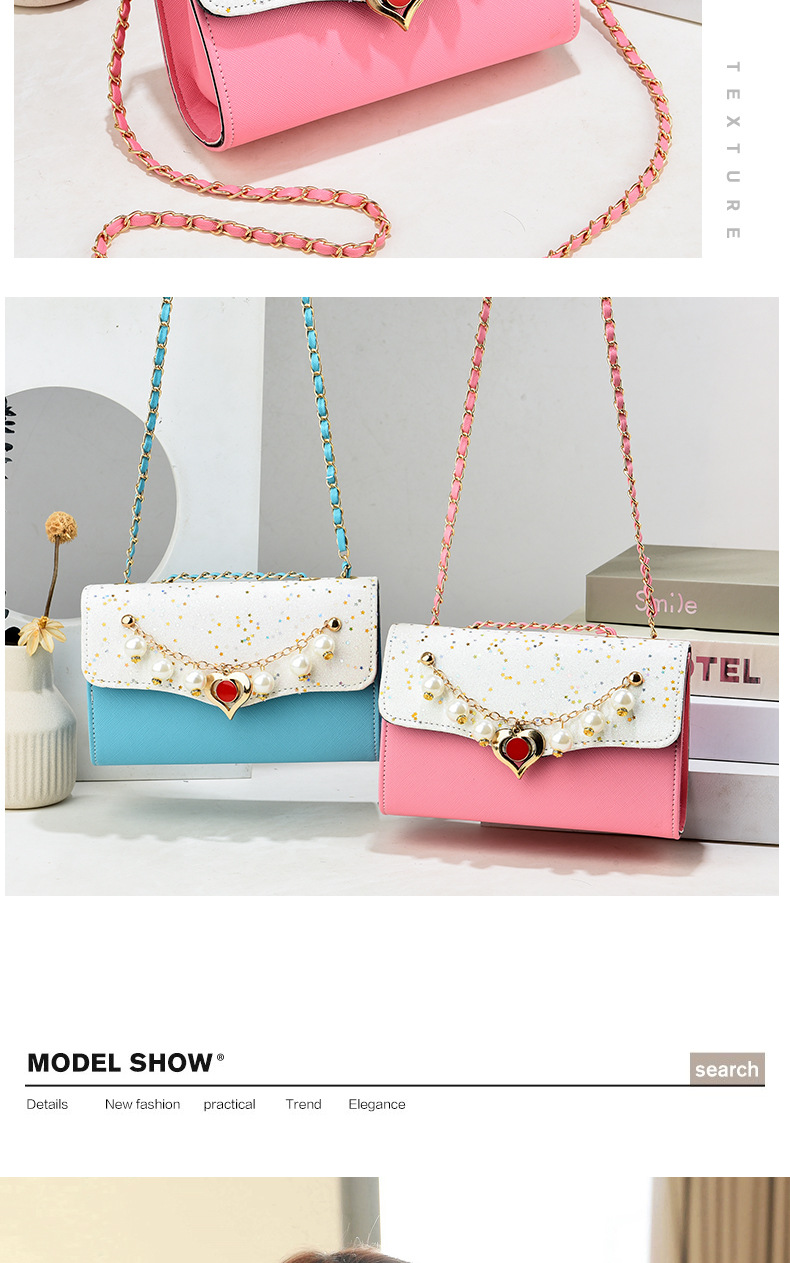 Nuova borsa a catena da donna a tracolla quadrata alla moda e versatile, edizione coreana alla moda, a spalla singola_voghion.com