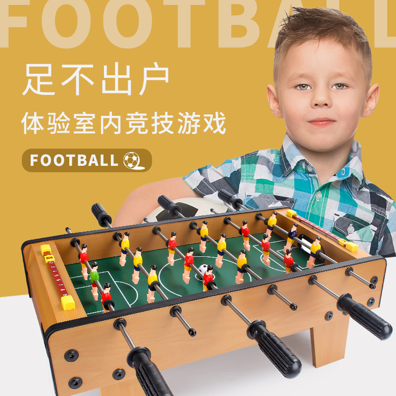 Interactive football wooden Olympic board game for double