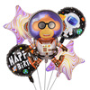 Space balloon, children's set, layout, decorations, combined astronaut, Birthday gift