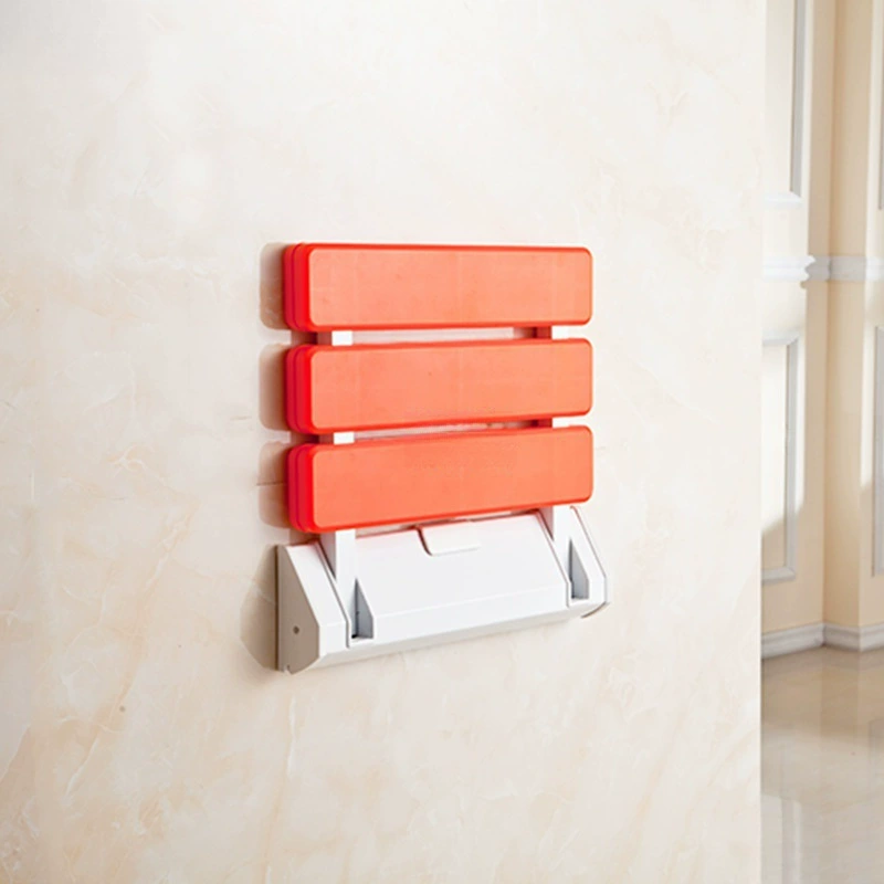 Складное сиденье в ванной комнате душевая табуретка стена ванна стул старик висит на стене безбарьерный стул