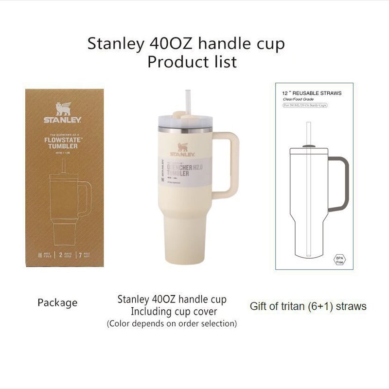 Amazon eBay 人気のスタンレー スタンレー 同型魔法瓶カップ 第 2 世代 40 オンス ステンレススチール 車用カップ|undefined