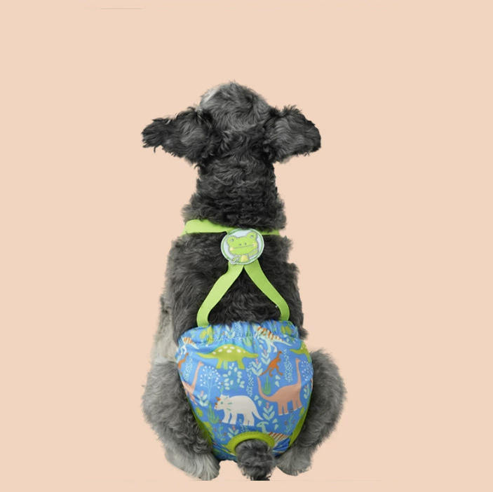 Физиологические штаны для собак, безопасные штаны, сука, менструальные штаны, трансграничные горячие новые милые Мультяшные подгузники, противоударное нижнее белье