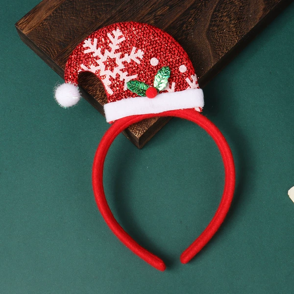 44 snowflake Christmas hat headband