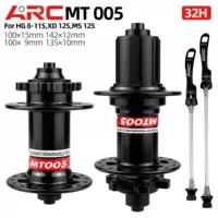 ARC MT005 цветочный барабан 32 отверстия горный дисковый тормозной вал ствола быстросъемный 11-скоростной подшипник NBK 120 кольцо велосипедный цветочный барабан