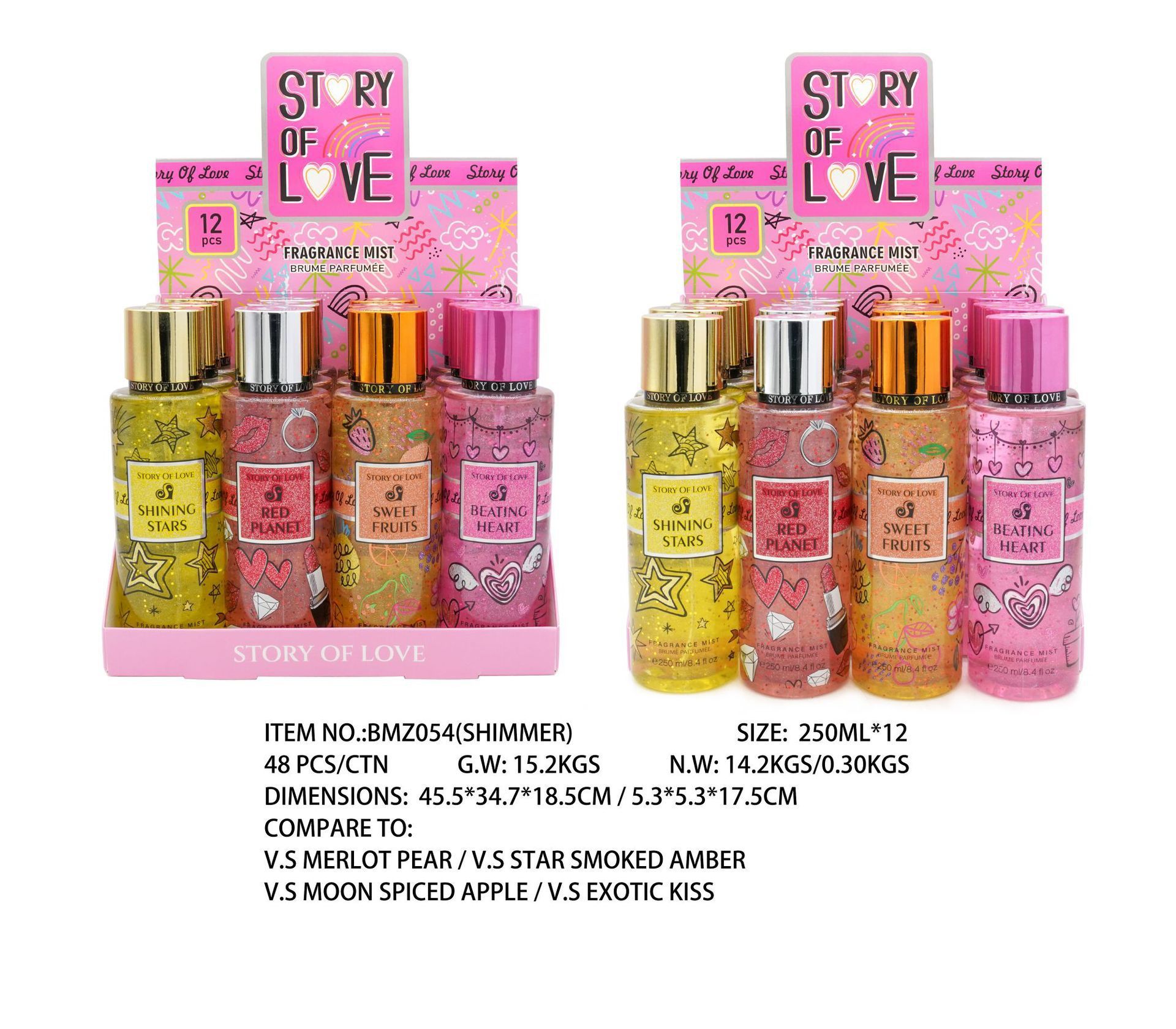 Perfume para mujeres 250ml spray corporal comercio exterior sudeste asiático sudamericano fragrancia para hombres estand paquete de muestra especial image 57