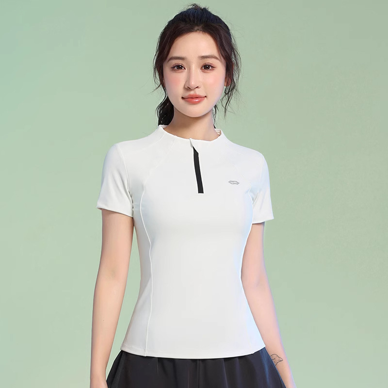 女性用スポーツスーツ、夏の新しい半袖テニスランニング速乾性衣類、プロのバドミントンスーツ、女性用ハイエンドフィットネススーツ|undefined