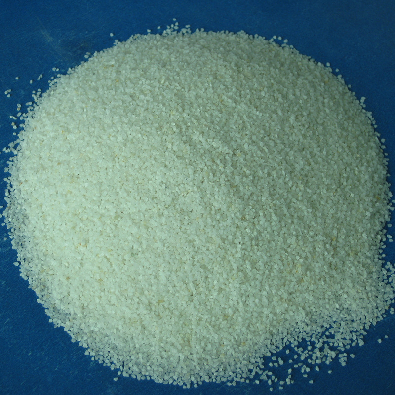 豫嵩石英砂人造石材白色石英砂 过滤水石英砂滤料 高尔夫球场可用