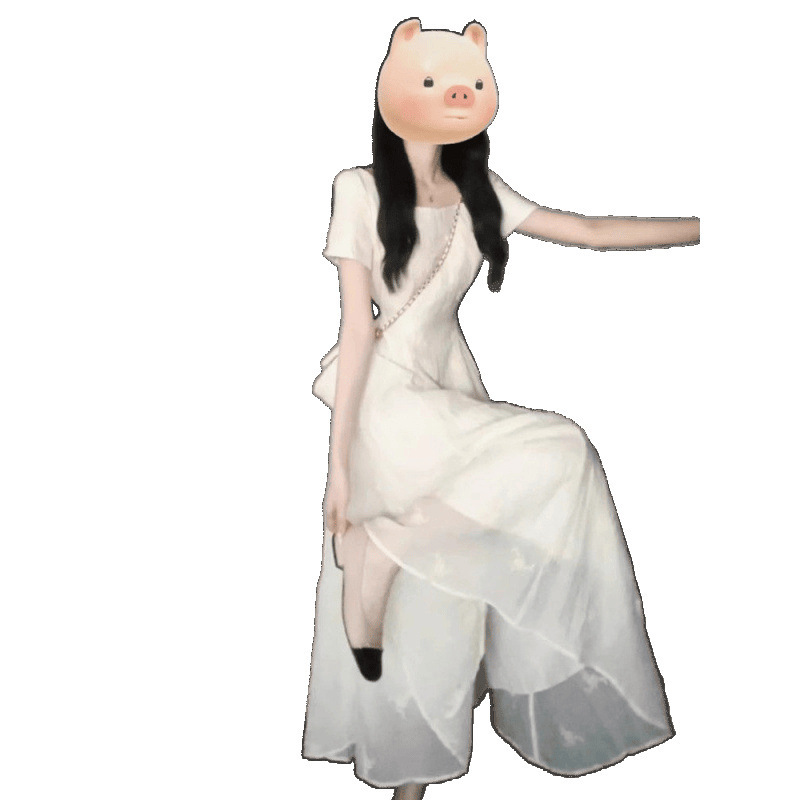 今年の人気のフレンチウエストハイエンドスリムドレス女性用2025年夏新作重工業ロングスカート|undefined