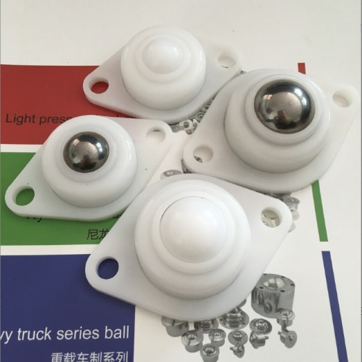 NL-19B塑制万向球 注塑型 法兰式牛眼轮NL-25B压塑式万向滑轮