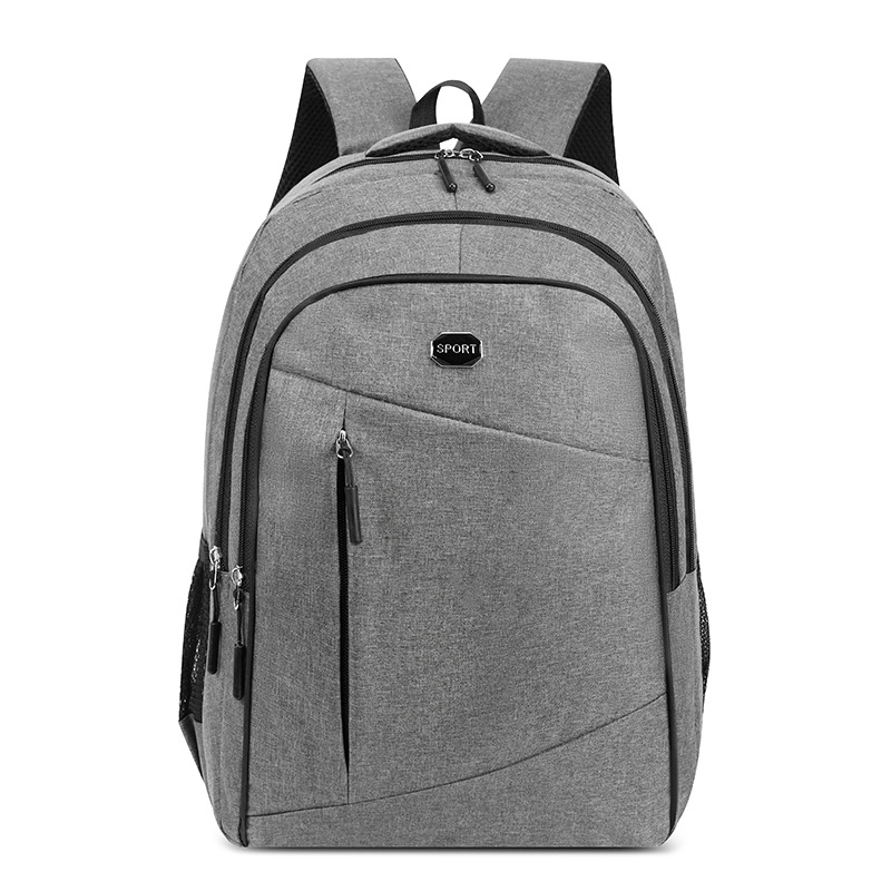 Mochila de ocio universal para hombres, escolares de almacenamiento multicapa para estudiantes de secundaria, mochila de viaje resistente al desgaste práctica