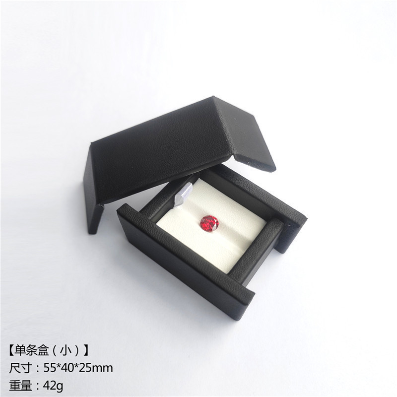 皮质收纳托盘产品珠宝盒宝石戒面裸石PU彩宝展示看货盘珠彭泉|undefined