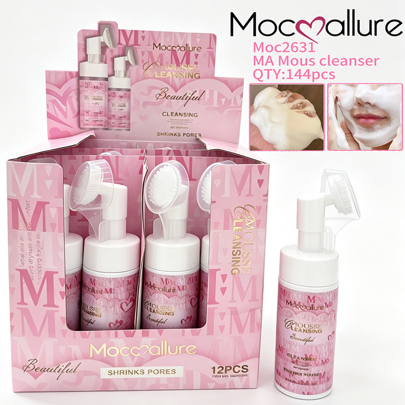 Mousse Limpiador Facial de Rosa, Limpieza Profunda, Control de Grasa