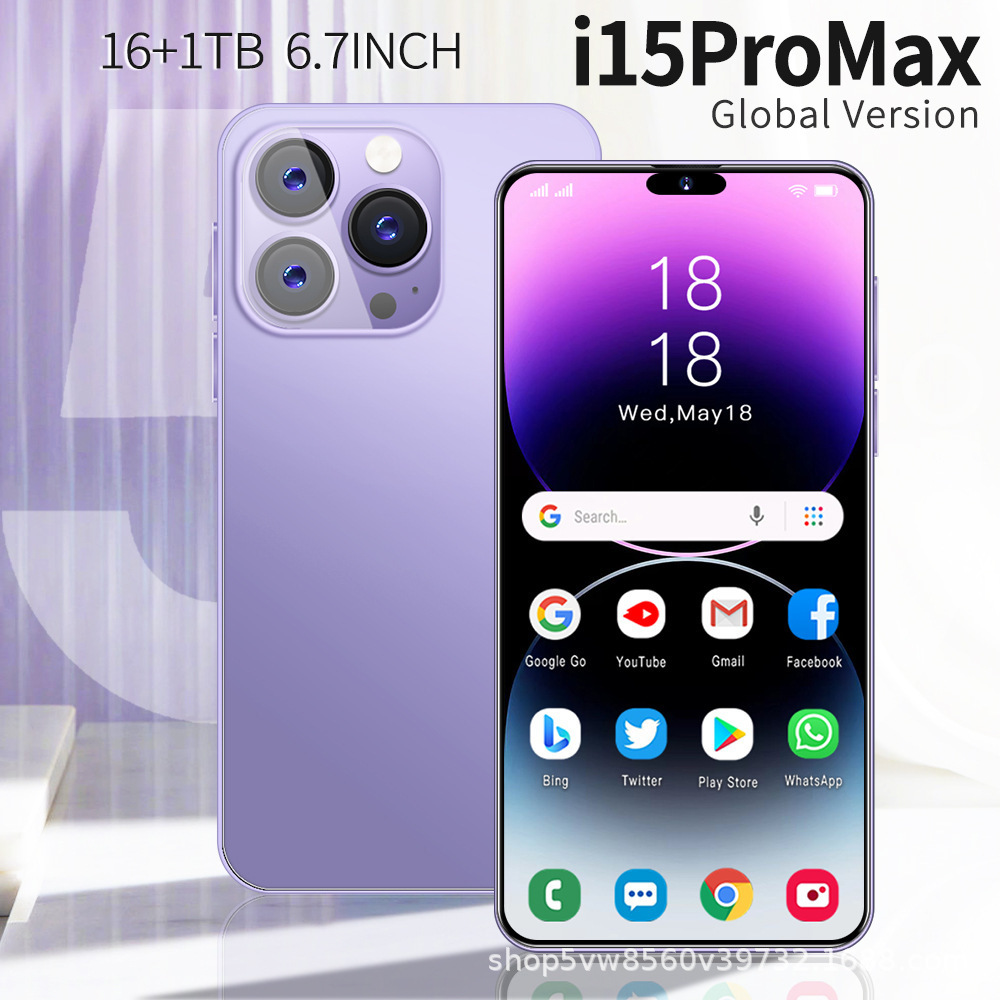Promotional Price for New Smart All-In-One Device I15 Promax Cross-Border Mobile Phone 16+1t Foreign Trade Source Factory Direct Shipment