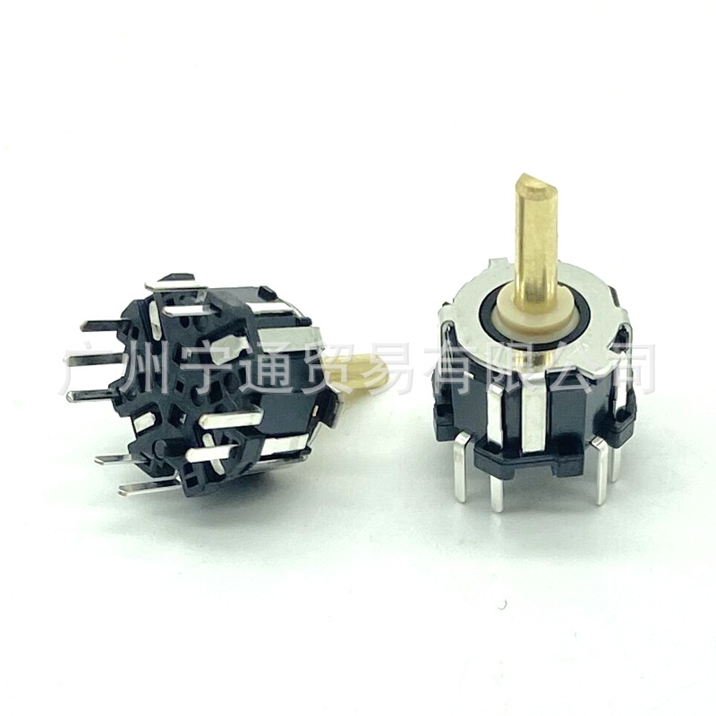 ALPS现货8向开关RKJXM1015001/RKJXM1015004汽车后视镜调节开关