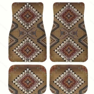 Avtomobil döşəmə paspasları — Temu Hot-Selling Retro Persian Nordic - 1-138-color-5-3344cm-two-piece-pack