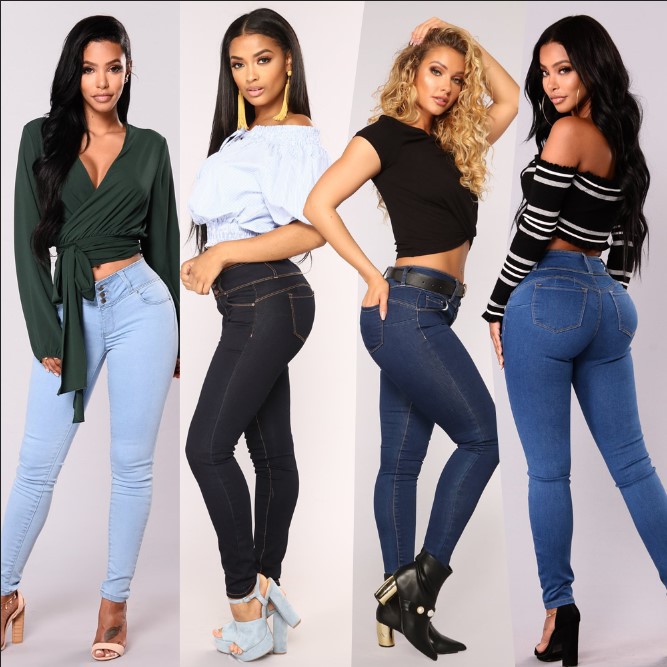 Nuevos pantalones vaqueros de mezclilla con botones de estilo urbano para otoño, cintura media, jeans para mujer, venta al por mayor en stock