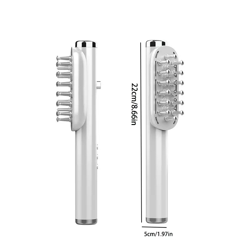 新しいrfrfヘアケア櫛emsマイクロ電流電動マッサージ櫛頭皮上薬器櫛ヘアケア機器|undefined