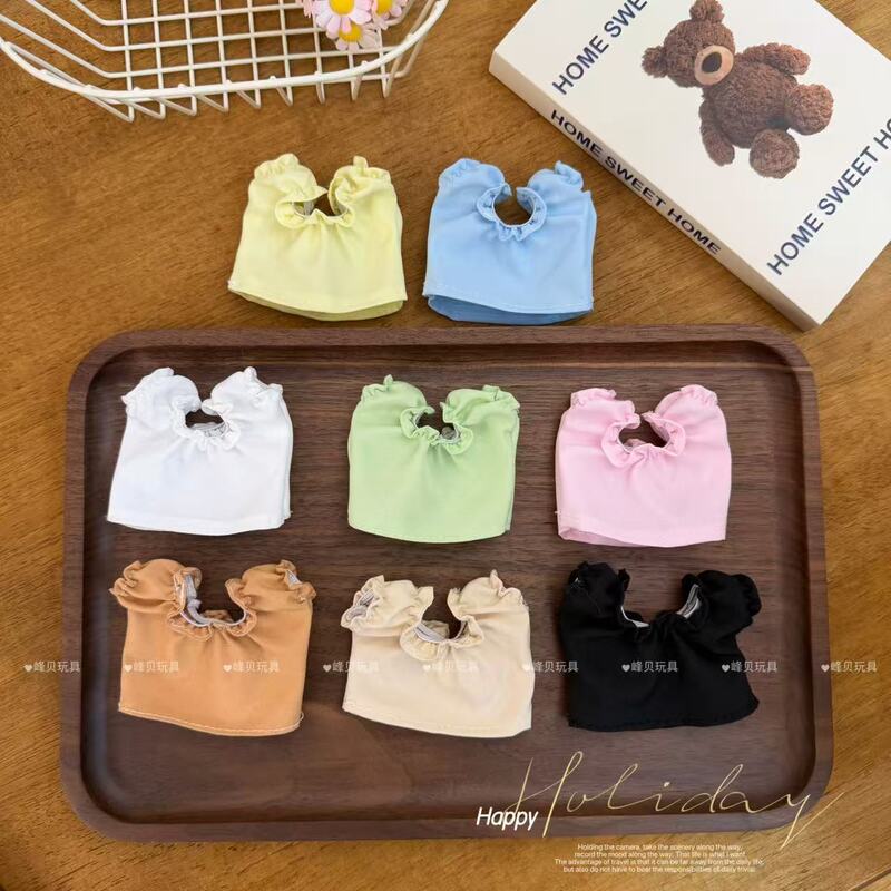 10-17cm Shirley Rose Shirt with Elastic Puff Sleeves for Doll Outfits Accessories [Only Selling the Clothes]