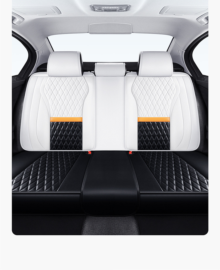 Car Seat Cushion Full-Coverage Cartoon Seat Cover, Universal for All Seasons, Full Leather Seat Cushion, New Summer Model Seat Cover Wholesale