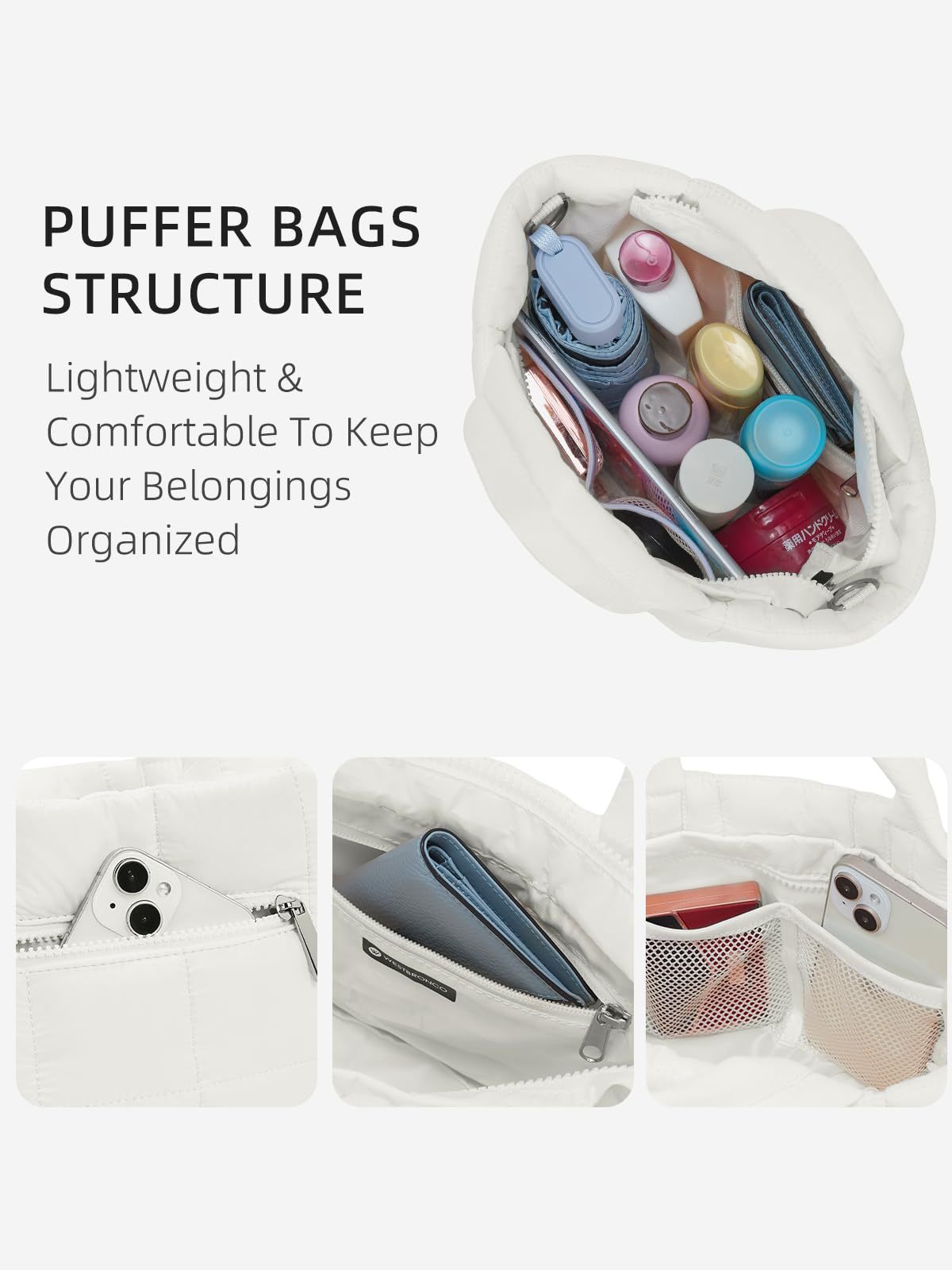 Borsa a tracolla trapuntata da donna per viaggi e sport_voghion.com