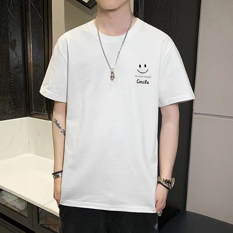 Cotton summer trend thin sports short sleeve T-shirt