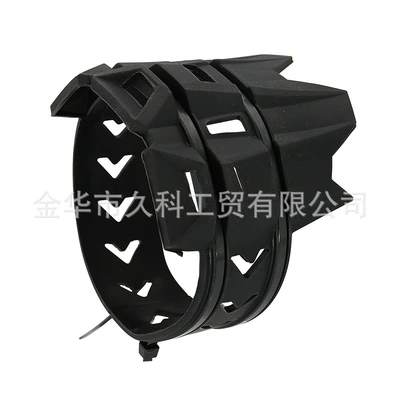 Off-road motorcycle modified accessories exhaust pipe muffler protective glue anti-scalding glue anti-scalding belt anti-drop protection ring (Motosiklet ləvazimatları və aksesuarları) - black