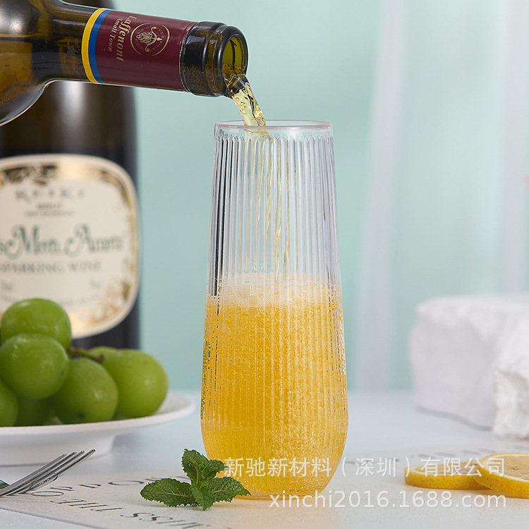 Copas de vino desechables más vendidas de Amazon Copas de champán Copas de vino tinto Copas de vino PET de plástico grueso y translúcido