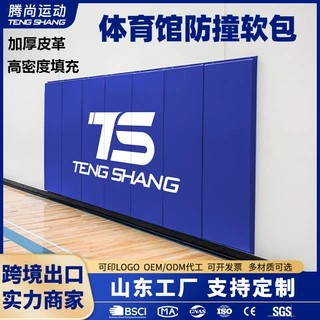 厂家批发体育馆防撞软包篮球场跆拳道早教馆加厚防护墙垫工程定制