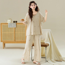 ��7A������Ī������˯��Ů�ļ����䳤��4XL�Ӵ����⴩���мҾӷ�
