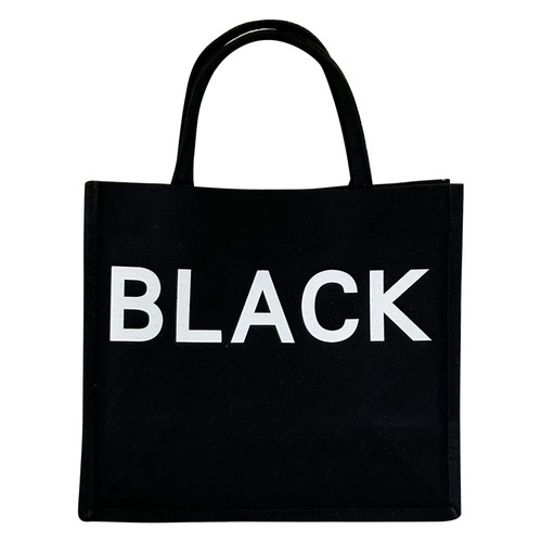 Korean style tote bag, simple commuter handbag, trendy and fashionable letter shoulder armpit bag, versatile large capacity canvas bag