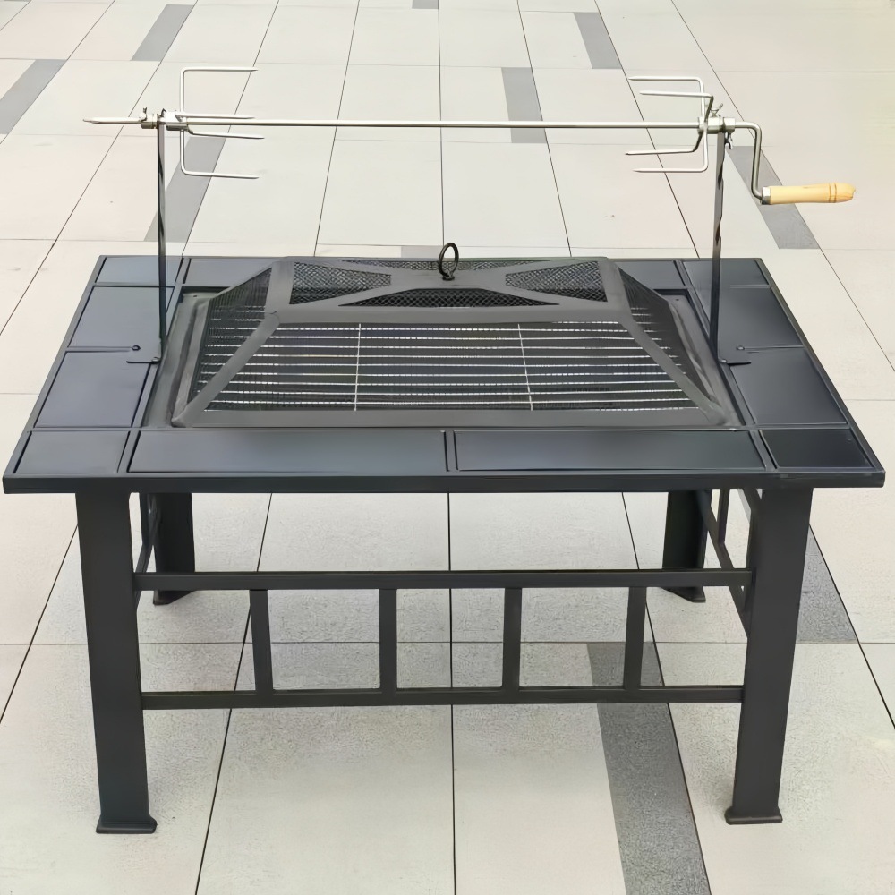 horno de cocina de té horno de asado set tabla de barbacoa doméstica parrilla de parrilla de patio al aire libre horno de parrilla al aire libre con parrilla