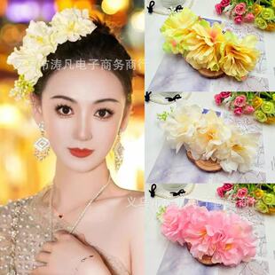 Dai ethnic group head flower comb Yunnan Water Splashing Festival Dai clothing matching head flower hair comb children's hair accessories Southeast Asian headwear
