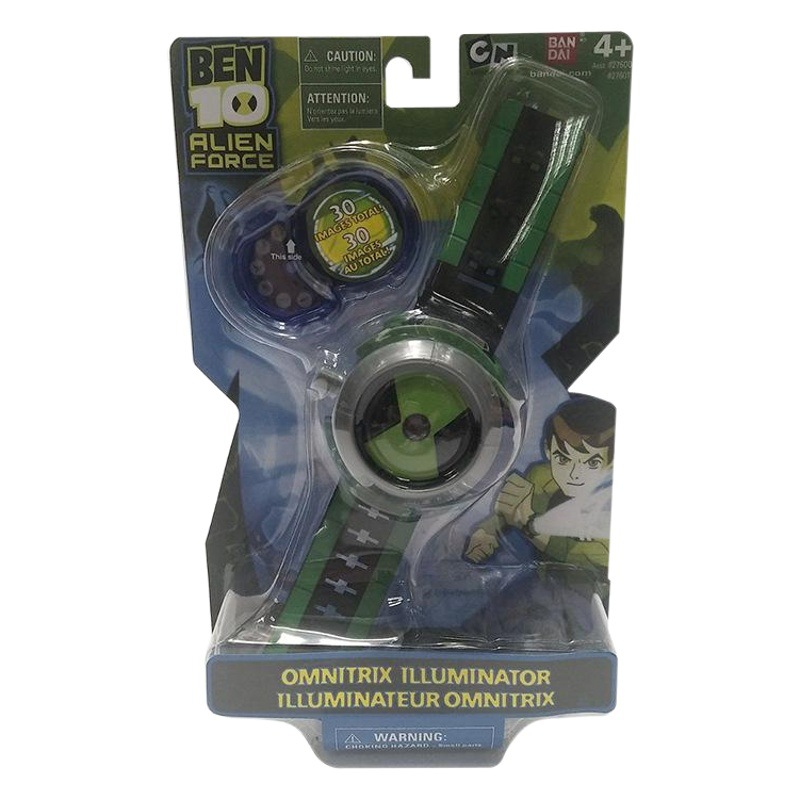 Reloj de Proyección BEN10 Junior Hacker Earth Defender, Juguete de Proyección de OVNI Azul, Modelo de Juguete