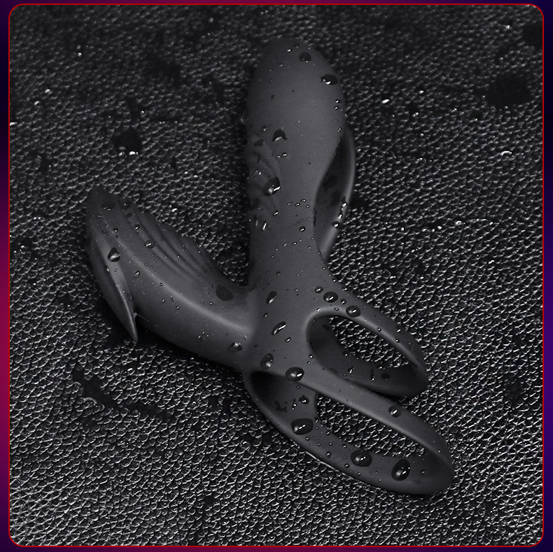 Shen Dun Vibrating Male Training Device, Black, Adult Couple Flirting Toy — detail image 16