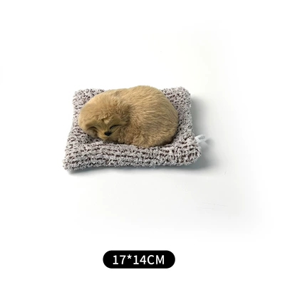 Car ornaments – Charcoal Bag Simulated Dog Decoration - can-call-money-small-golden-retriever
