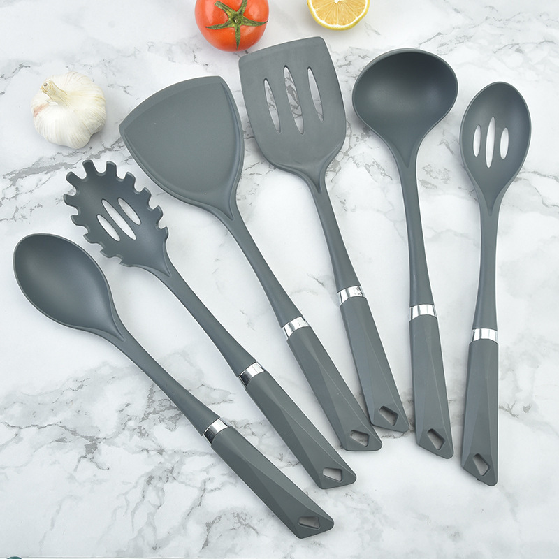 utensilios de cocina de 7 piezas conjuntos domésticos antiadherentes de polvo de captura de setos de colgante de banda de cocina al por mayor