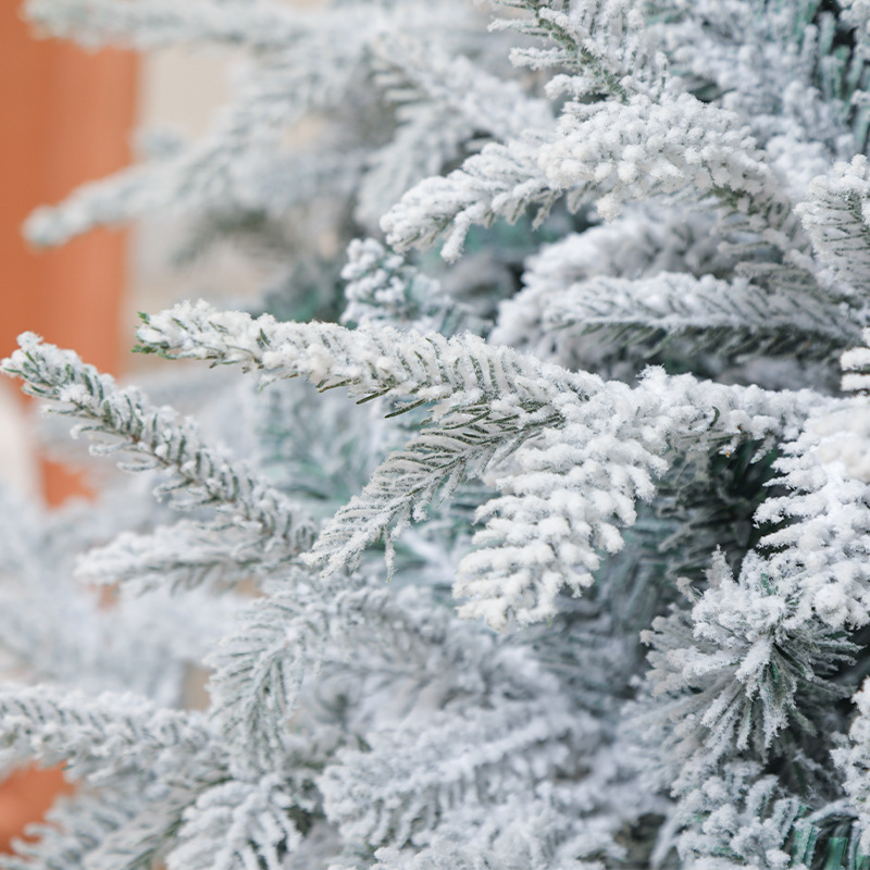 Árbol de Navidad blanco árbol de Navidad decoración de cifrado transfronterizo artificial flocado gran simulación
