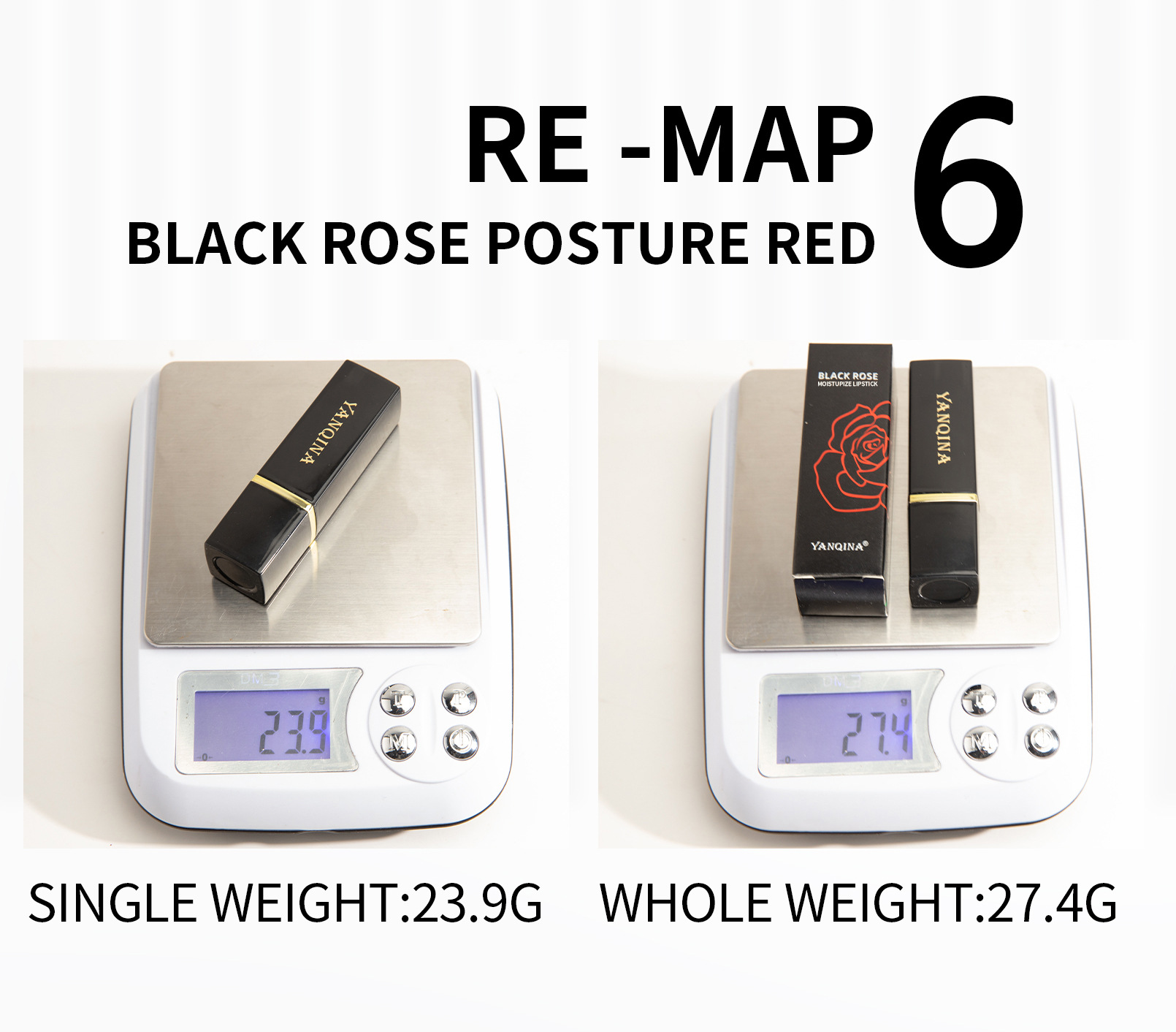 YANQINA Yanqina Black Rose Lipstick, a temperature-sensitive gradient lipstick that maintains makeup and color, is moisturizing and color-changing undefined