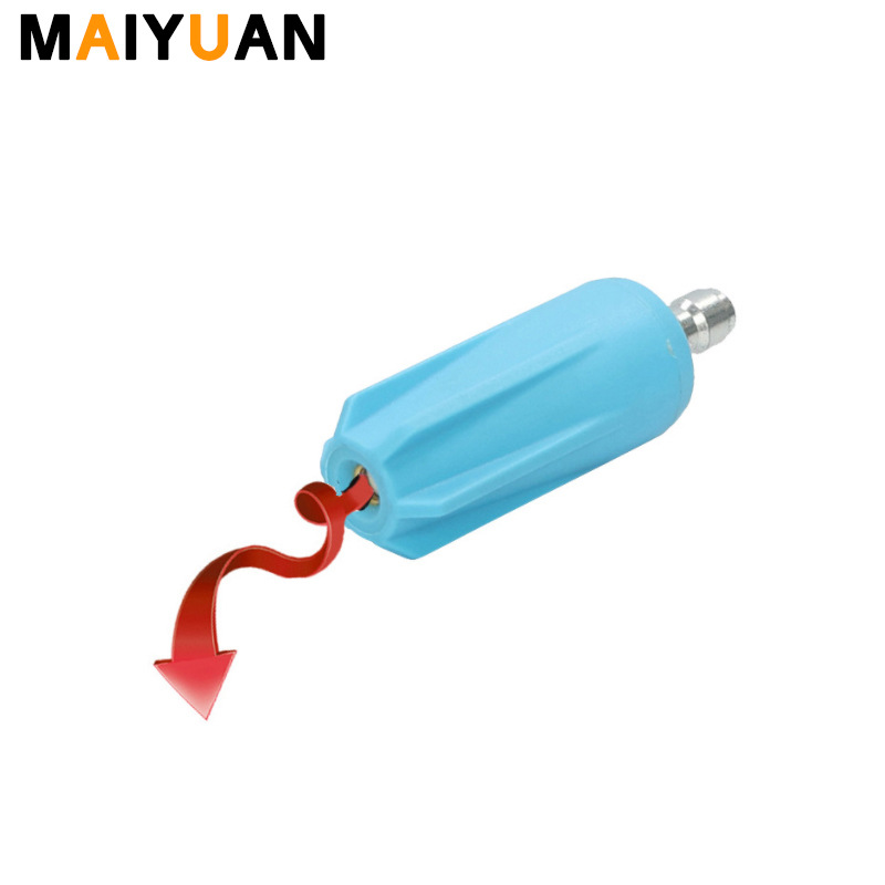 新款高压水枪旋转喷头1/4快接高压清洗机水枪配件专用莲花喷头