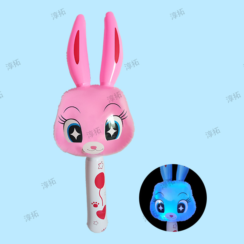 빛나는 새로운 토끼 분말