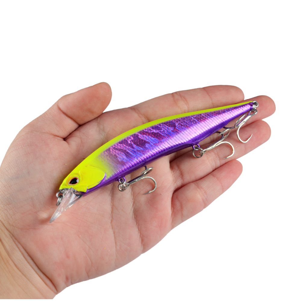 Floating Minnow Lures 135mm 17.5g Hard Baits Fresh Water Bass Swimbait Tackle Gear