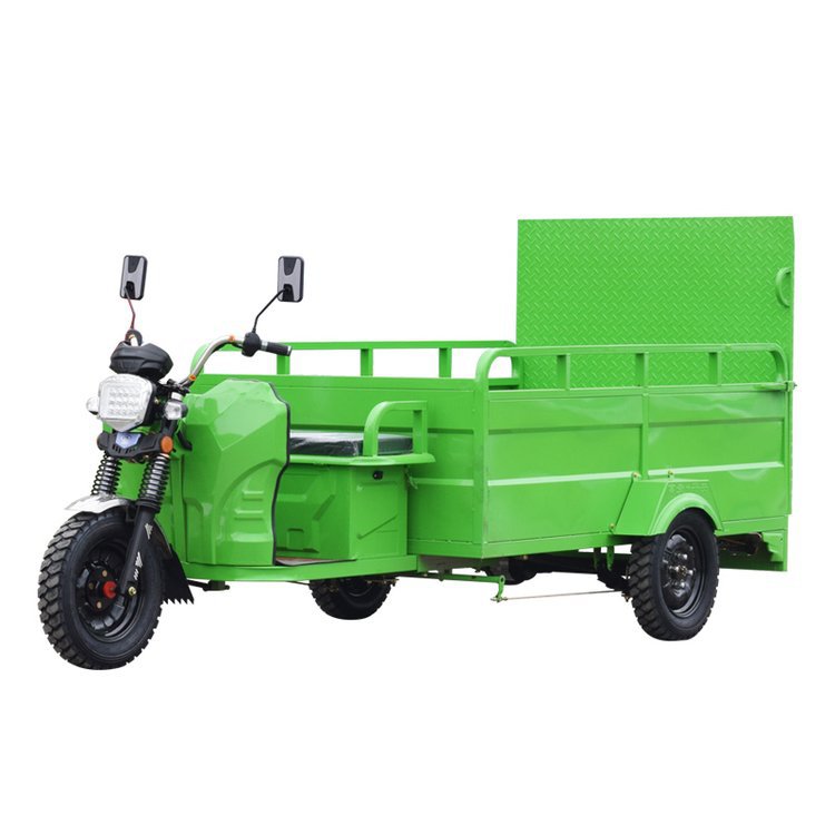Longfa Environmentally Friendly Electric Three-Wheeled Six-Barrel Garbage Truck, New Energy Trash Can Transfer Truck, Sanitation Cleaning Truck